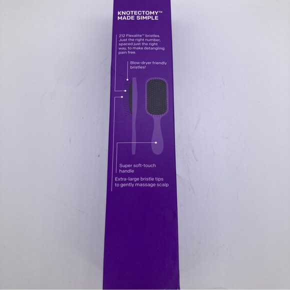 Conair The Knot Dr. Hair Detangler Pro Brite Hair Brush Wet & Dry Detangler - Picture 3 of 4